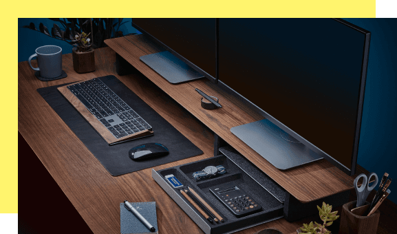 home image with productivity setup