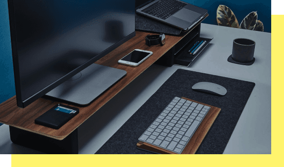 home image with productivity setup